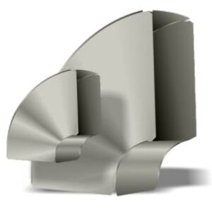 Tradesman ENL/0824/26 Long Way Duct -Fitting 90 deg Elbow, 26 AWG