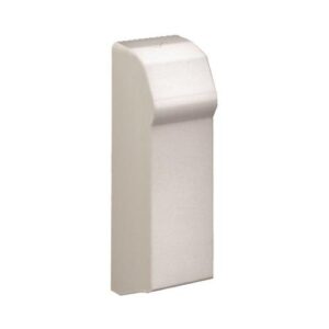 Slant/Fin® 101-432 Non-Hinged Left End Cap, Galvanized Steel, Nu-White