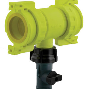 Scotty Firefighter 4040-YF-QCSO Water Thief Tee, 1-1/2 in x 1-1/2 in, Instantaneous x MGH