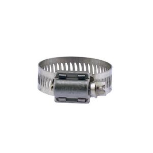 Boshart Industries SSC8780 BREEZE® Worm Gear Clamp, 2-1/2 to 5-1/2 in Clamping, SAE #80, Marine-Grade Stainless