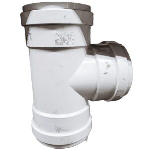 Westlake Pipe & Fittings G108 Tee, 8 x 8 in, Gasketed Sewer, SDR 35, PVC