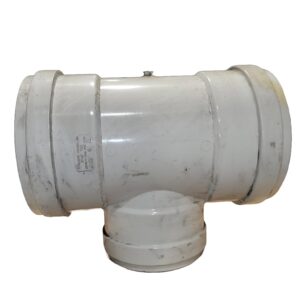 Westlake Pipe & Fittings G108-6 Tee, 8 x 6 in, Gasketed Sewer, SDR 35, PVC