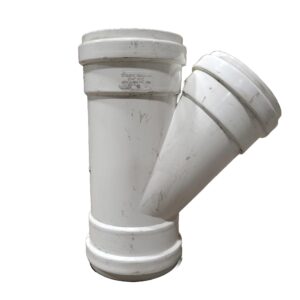 Westlake Pipe & Fittings G306 Wye, 6 x 6 in, Gasketed Sewer, SDR 35, PVC