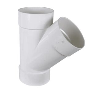 Westlake Pipe & Fittings G308 Wye, 8 x 8 in, Gasketed Sewer, SDR 35, PVC