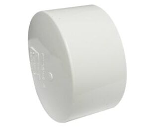 Canplas 414266BC PVC Sewer/Drainline Sewer Cap, 6 in, Hub