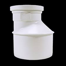 Westlake Pipe & Fittings G1308-4 Eccentric Increaser Coupling, 4 x 8 in, Spigot x Gasketed Sewer, PVC