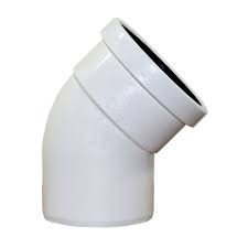Westlake Pipe & Fittings G408 45 deg Elbow, 8 in, Gasketed Sewer x Spigot, PVC