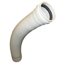 Westlake Pipe & Fittings L4908 45 deg Long Radius Bend, 8 in, Gasketed Sewer x Spigot, PVC