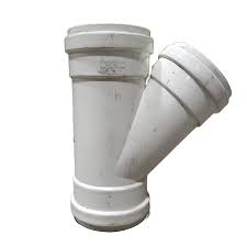 Westlake Pipe & Fittings G2306-4 Saddle Wye, 6 x 4 in, Gasketed Sewer, PVC