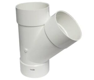 Canplas 414136BC PVC Sewer/Drainline Wye, 6 in, H x H