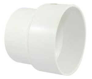Canplas 414218BC PVC Sewer/Drainline DWV Coupling, 4 x 3 in, H x H