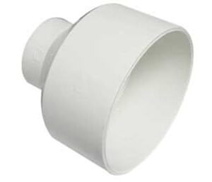 Canplas 414209BC PVC Sewer/Drainline Reducing Coupling, 8 x 4 in, H x H