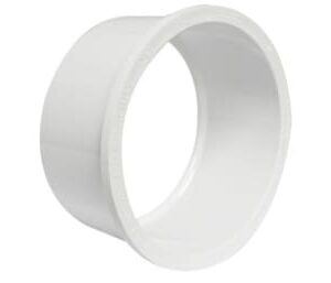 Canplas 412846BC PVC Sewer/Drainline DWV Adapter Sleeve, 6 x 6 in, DWV Sp x Hub