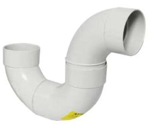 Canplas 414260BC PVC Sewer/Drainline P-Trap, 3 in, H x H