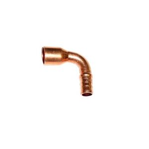 LynCar/Waterline 1442615 Copper Stub Out Elbow, 1/2 in, Copper