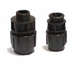 Lateral 21876 Polypropylene Adapter, 1-1/2 in, Compression x FIP, Plastic