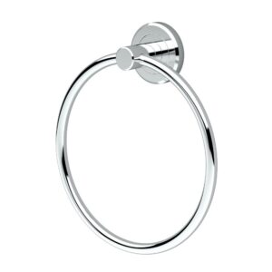 Gatco® 4242 Latitude 2 Towel Ring, 0.38 in D Ring, 6-1/2 x 2.13 x 1.88 in, Brass