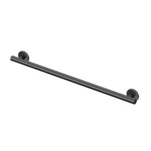 Gatco® 856AMX Latitude 2 Grab Bar, 1-1/4 in Dia 30 in L, Matte Black, Stainless Steel