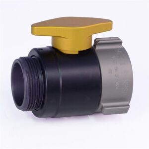 Mercedes Textiles 70FL15SO15PFPM Shut-Off Valve, 1-1/2 in Male NPSH x 1-1/2 in Female NPSH, Aluminum