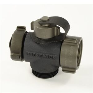 Mercedes Textiles 70FLM15PF2PM10PM-A Manifold, 1-1/2 in Male NPSH x 1-1/2 in Male NPSH x 1-1/2 in Female Swivel, 1 in NPSH Side Port With Caps