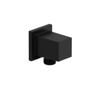 Riobel 774BK Riobel Handshower Outlet, 1/2 in, NPT, Brass, Black