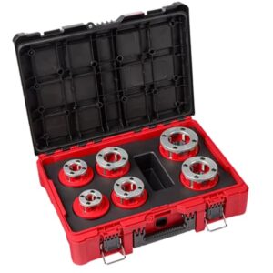 Milwaukee® 48-36-1060 Portable Pipe-Threading Die Head Kit, 1/2 to 2 in, Forged Aluminum