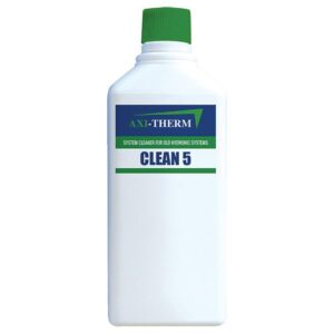 Axiom AXTH-C5-500ML Clean 5 Chemical Cleaner for Old Hydronic Systems, 500 mL Bottle, Liquid Form, Ocher