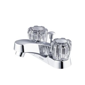 Gerber® G0043192W Maxwell SE Centerset Lavatory Faucet, Polished Chrome, 2 Handles, Pop-Up Drain, 1.2 gpm