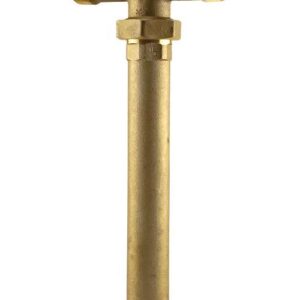 Boshart Industries 2-07TKO-25-2UNL Two-Hole Union Tank Tee, 10 in L, 1 x 3/4 in, MPT x FPT, Brass
