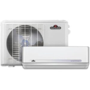 Continental NH21-12F Ductless Mini-Split Heat Pump Set, 12000 BTU/hr, 21.5 SEER, 230 V, White