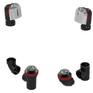 +osb 6060TIPK-CP 6060TIPK Lift & Turn Kit, ABS, Chrome Plated