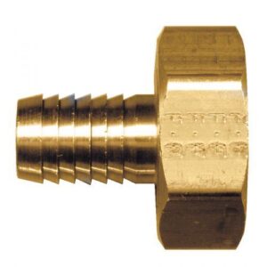 Fairview 195-12 Hose Barb Connector, 3/4 in, Barbed x FHT, Brass
