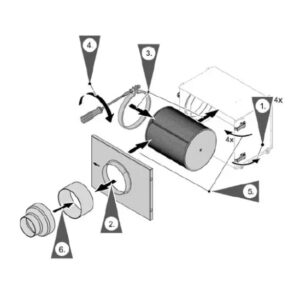 Viessmann Manufacturing® 7946566 Direct Vent Combustion Air Filter Box Kit