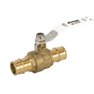Jomar Valve® 104-525PG Ball Valve, 1 in, F1960 Cold-Expansion PEX, 400 psi, Standard Port, Brass Body, Stainless Steel Ball