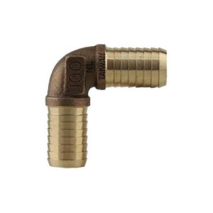 Boshart Industries ELB-125NL Brass Insert 90 deg Elbow, 1-1/4 in, Insert, Bronze