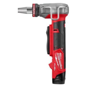 Milwaukee® 2532-22 M12™ FUEL™ ProPEX® Expansion Tool Kit, 3/8 to 1 in ProPEX Connections, RAPID SEAL™ Expander Heads, Includes Two REDLITHIUM™ CP2.0 Batteries