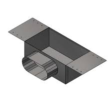 Tradesman OSH/3661/30 Oval Stack Head, 3 x 6 to 6 x 10 in, 30 ga