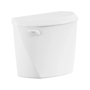 American Standard 4425A154.020 Lined Toilet Tank, Colony 3/Reliant, 1.28 gpf, 4.8 L Tank, 3 in Left-hand Trip Lever Flush, White