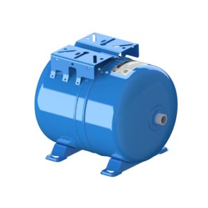Zilmet® ZHP24BH Hydro-Pro Export Horizontal Pressure Tank, 6.3 gal Tank, 10 bar Pressure, 300 mm Dia x 333 mm H, With Base