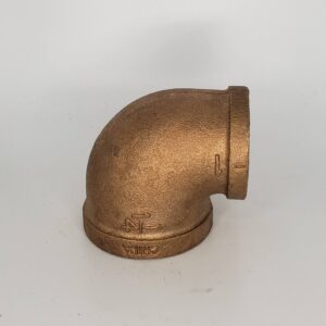 Approved Vendor 1976 Brass 90 deg Street Elbow, 3/4 x 1/2 in, FPT x FTG, Lead-Free