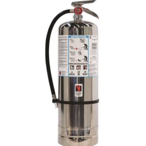 Aquifer 19842 Pressurized Water Extinguisher, c/w F15-1.5 Nozzle, 2.5 Gallon, Class A