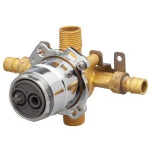 Gerber® G00GS507 Treysta Tub & Shower Rough-In Valve, 1/2 in, F1960 Cold Expansion PEX x IPS, Pressure Balance Cartridge