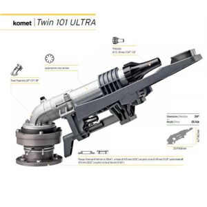 Komet 05010279 Twin 101 Ultra PC, Flange Connection