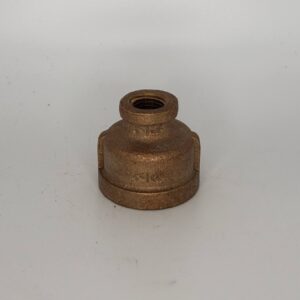Approved Vendor 2039 Brass Reducing Coupling, 1 x 1/2 in, FPT, Lead-Free