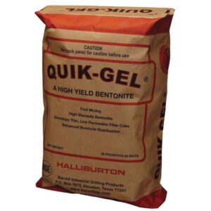 Baroid of Canada 201087 QUIK-GEL® Viscosifier, Sodium Bontonite Powder, 50lb Bag