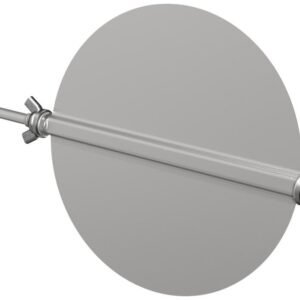 Tradesman CPD/0012/24 CPD Commercial Pipe Damper, 11-5/8 in Damper, Galvanized Steel, 24 ga