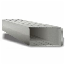 Tradesman DUF/2410/26BP DUF Duct, 60 in L x 24 in W x 10 in H, Galvanized Steel, 26 ga, Bead Perp