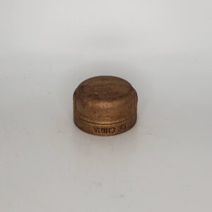 Approved Vendor 2063 Brass Cap, 1 in, FPT, Lead-Free