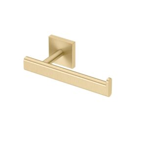 Gatco® 4063 Elevate Euro Tissue Holder, 2 in H, Brushed Brass