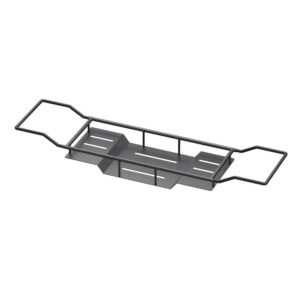Gatco® 1418MX Modern Bathtub Caddy, 28 in L x 6.63 in W x 3.15 in H, Stainless Steel